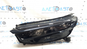 Фара передняя левая в сборе Honda CRV 23-26 LED с черным глянцевым молдингом, песок