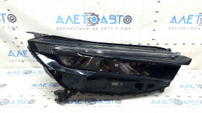 Фара передня права в зборі Honda CRV 23-26 LED із чорним глянцевим молдингом, пісок.