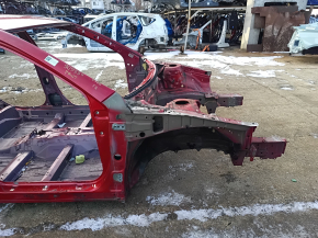 Чверть передня права Toyota Camry v40 на кузові, червона, іржава, фарбована