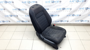 Пасажирське сидіння Honda CRV 23-26 без airbag, механічне, підігрів, тканина чорна з помаранчевим рядком, Sport, під хімчистку