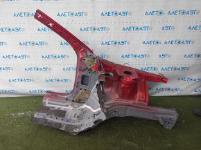 Четверть передняя левая Mazda CX-50 23-26 отпилена, красная, вмятина