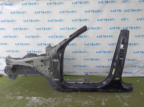 Чверть передня ліва Volvo XC90 16-26 відпилена, з центральною стійкою, чорна, тичка