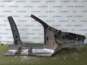 Четверть передняя левая Volvo XC90 16-23 отпилена, с центральной стойкой, черная, тычка