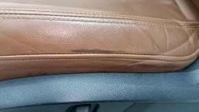 Водійське сидіння Audi Q8 19-23 з airbag, з підголовником, електричне, підігрів та вентиляція, з поперековою підпорою, шкіра коричнева, подряпини, прим'ято