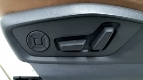 Водійське сидіння Audi Q8 19-23 з airbag, з підголовником, електричне, підігрів та вентиляція, з поперековою підпорою, шкіра коричнева, подряпини, прим'ято