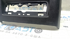 Накладка центральной консоли задняя BMW X5 G05 19-25 черная, царапины