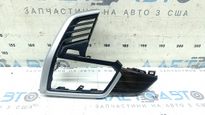 Накладка передней панели левая BMW X5 G05 19-23 под дерево Fineline Stripe, с подсветкой, царапины