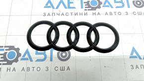 Емблема значок двері багажника Audi Q8 19-26 чорний глянець