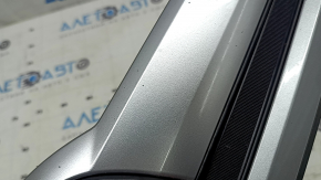 Решетка радиатора grill Subaru Forester 19-21 SK верхняя хром, тычки