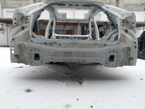 Задняя панель Audi Q8 19-26 2 части, на кузове, белая