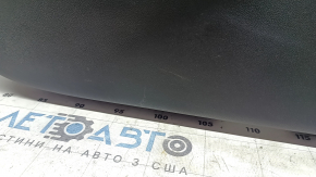 Обшивка дверей картка передня права BMW X5 G05 19-25 шкіра чорна, вставка під дерево Fineline Stripe, підлокітник шкіра чорна, з ручкою та накладками, з кнопкою, вм'ятина, подряпини, тичка