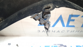 Накладка арки крыла задняя левая Toyota Rav4 19-25 на кузове, структура, сломано крепление