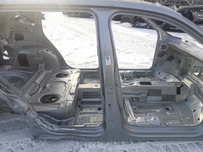 Стойка кузова центральная правая VW Tiguan 18-24 на кузове, примята