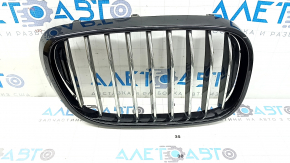 Решетка радиатора grill правая BMW 7 G11 G12 16-19 без ночного видения, тычки