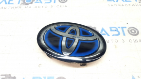 Эмблема переднего бампера Toyota Rav4 19-24 hybrid под радар, царапины