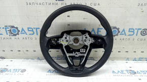 Руль голый Toyota Rav4 19-24 резина черный, без подогрева, потерт