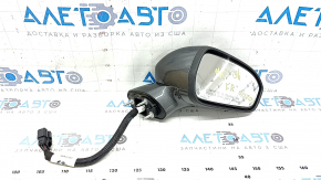 Дзеркало бічне праве у зборі Ford Fusion mk5 17-20 12 пінів, BSM, поворотник, підігрів, підсвічування, графіт