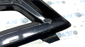 Решетка переднего бампера левая Ford Fusion mk5 19-20 под LED ПТФ, глянец, песок