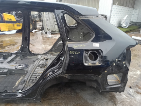 Четверть крыло задняя левая Toyota Rav4 19-20 на кузове, черная, тычка