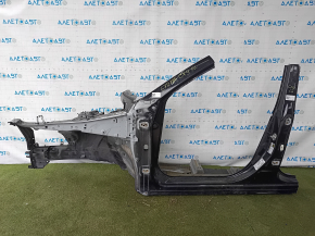 Четверть передняя левая Mazda CX-9 16-23 с ресничкой, отпилена, с центральной стойкой, черная