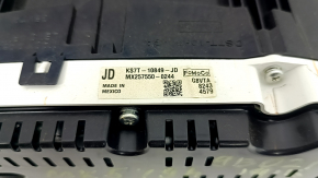 Оригинальная маркировка щитка приборов Ford Fusion с номером JD KS7T-10849, без видимых повреждений.