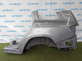 Чверть крило задня ліва Mercedes GLS-class X166 13-19 срібло, відпиляна, фарбована, шпаклевана 0.4-1.5мм, тички