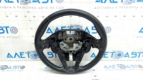 Кермо голе Ford Fusion mk5 17-20 шкіра чорна, подряпини, потерт