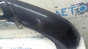 Губа переднего бампера Audi Q5 80A 18-20 черная, песок, царапины