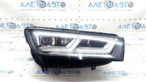 Фара передня права в зборі Audi Q5 80A 18-20 LED, під полірування.