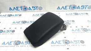 Подлокотник Subaru Forester 25-26 ткань черная, синяя строчка
