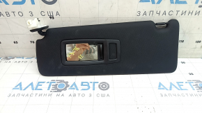 Козырек левый BMW 3 F30 4d 15-18 черный, без крючка