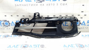 Обрамлення грат птф ліве BMW 3 F30 16-18 Sport, частково відкрита, з сірим молдингом, пісок