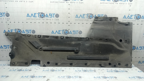 Защита днища левая BMW 3 F30 4d 12-18 потерта, примята