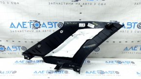 Накладка задней стойки 2-го ряда правая Ford Explorer 20-24 черная, царапины