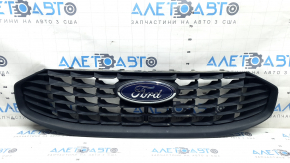 Решітка радіатора grill Ford Escape MK4 23-26 структура, з емблемою, надлом кріплення