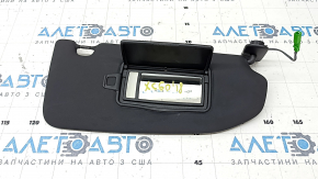 Козырек правый Volvo XC60 18-26 черный, без крючка, с подсветкой, под чистку