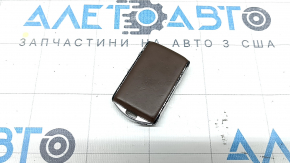 Ключ Volvo XC60 18-26 keyless, 4 кнопки, кожа коричневая, полез хром, тычки