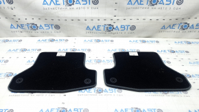 Комплект ковриков салона ткань 4шт Audi A5 F5 18-24 5D черная с надписью A5