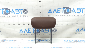 Подголовник 2 ряда центральный Audi A5 F5 18-19 5D кожа коричневая с коричневой строчкой
