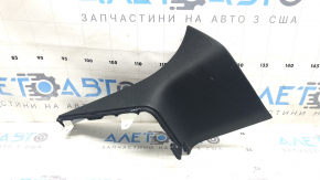 Накладка задньої стійки ліва Audi A5 F5 18-25 5D чорна, потерта