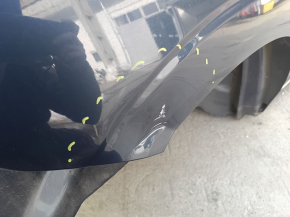 Четверть крыло задняя правая Volvo XC60 18-24 на кузове, синий 723, замята