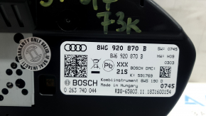 Щиток приборов Audi A5 F5 18-19 малый дисплей, км/ч, миль/ч 73к, царапины