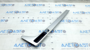 Накладка центральної консолі Audi A5 F5 18-25 aluminum trimaran, з кишенею, тички, зламане кріплення