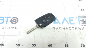 Ключ VW Tiguan 18-20 keyless 4 кнопки, мат, без эмблемы, царапины