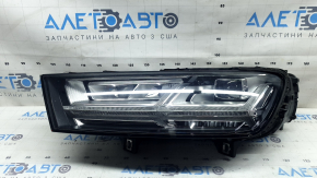 Фара передня ліва в зборі Audi Q7 16-19 LED, скол, вигорів LED