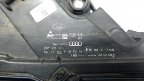 Фара передняя правая в сборе Audi Q7 16-19 LED, под полировку, выгорел LED