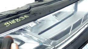 Фара передняя правая в сборе Audi Q7 16-19 LED, под полировку, выгорел LED
