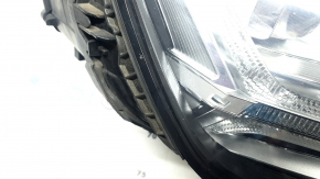 Фара передняя правая в сборе Audi Q7 16-19 LED, под полировку, выгорел LED