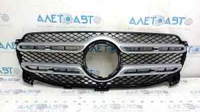 Решітка радіатора в зборі grill Mercedes W167 GLE 350 450 20-23 під радар та камеру, без емблеми, зламане кріплення