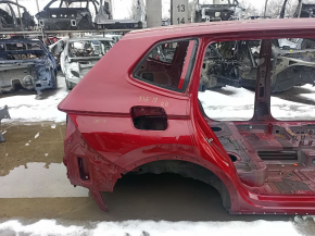 Чверть крило ззаду права VW Tiguan 18-24 long на кузові, червона, тичка